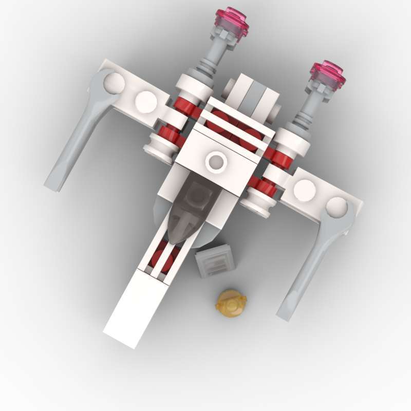 MOC Building Block Model X-Wing Fighter Planet Battle Children's Assembly Toy Birthday Gift