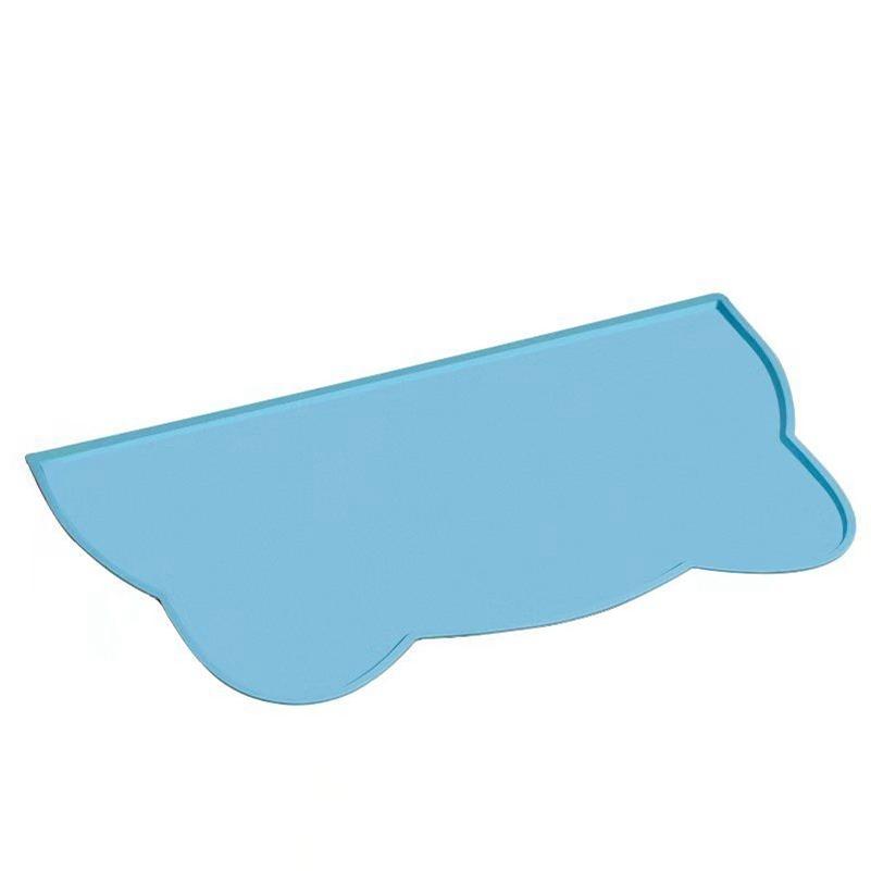 

Противопереливной, Противоскользящий, Водонепроницаемый И Легко Моющийся Коврик для Еды для Домашних Животных, Коврик для Кошек и Собак One Size синий