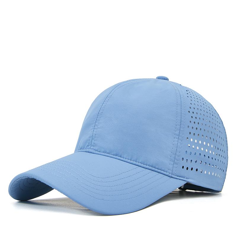 Summer Large Quick-Drying Mesh Baseball Caps For Men And Woman Adjustable XL Size Breathable Solid Colour Snapback Cap Dad Hats