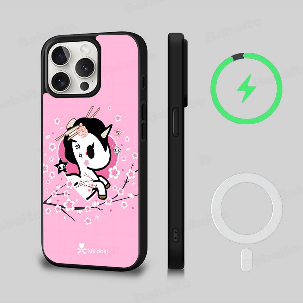 H-Hazbin Hotel Angel For Magsafe Magnetic Wireless For IPhone 16 15 14 13 12 11 17 Pro Max Plus Phone Case