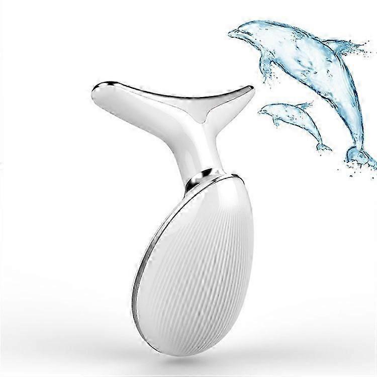 ES-1081 Professional Neck Rejuvenation Device with Multi-Color LED Light Therapy for Facial Lifting and Anti-Aging Skincare