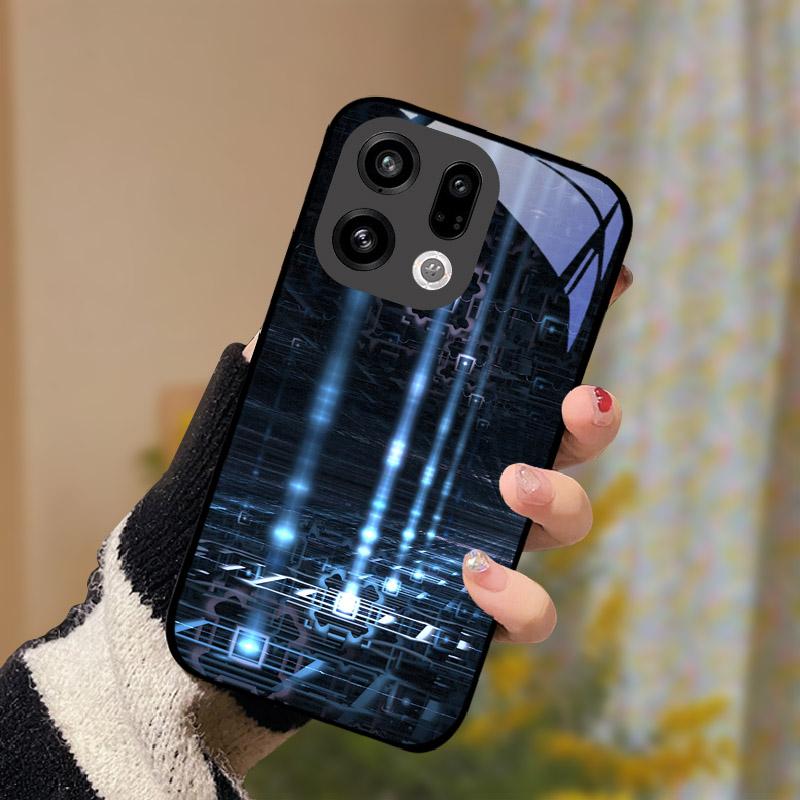 Case For Oppo Find X9 Pro Back Cover For OPPO FindX9 PLJ110 Tempered Glass Phone Shell X9Pro Camera Protect Shockproof Bumper