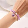 Elegantes Armband mit Anhänger aus Seesternschale, leichtes minimalistisches Schmuckstück, bequeme Perlen-Handkette, Geschenk für Frauen