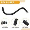 HVAC Heater Hose No.BV6118K579FD Engine Radiator Coolant Water Hose Pipe for Ford Focus III 2010-2023 Rubber Black Good Sealing