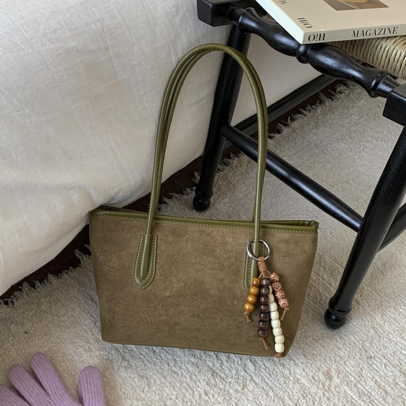 Retro bag women's large capacity 2025 new autumn and winter versatile casual shoulder underarm bag texture commuter tote bag