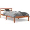 VidaXL Bed Frames Cherry Brown 100x200 Cm Solid Pine Wood 844143