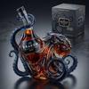 Glasflasche Meeresungeheuer Oktopus Rum Weinflasche Dekoration Bar Weinliebhaber Kunstsammlung Dekoration Karaffe Wein