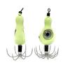 Luminous Squid Fishing Hook Jig Hooks 12 Hook Colorful Sea Fishing Cuttlefish Fishing Lure Fishhook