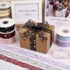 2.5cm Star Silk Ribbon Polyester Floral Bouquet Ribbon Creative Gifts Packaging Material