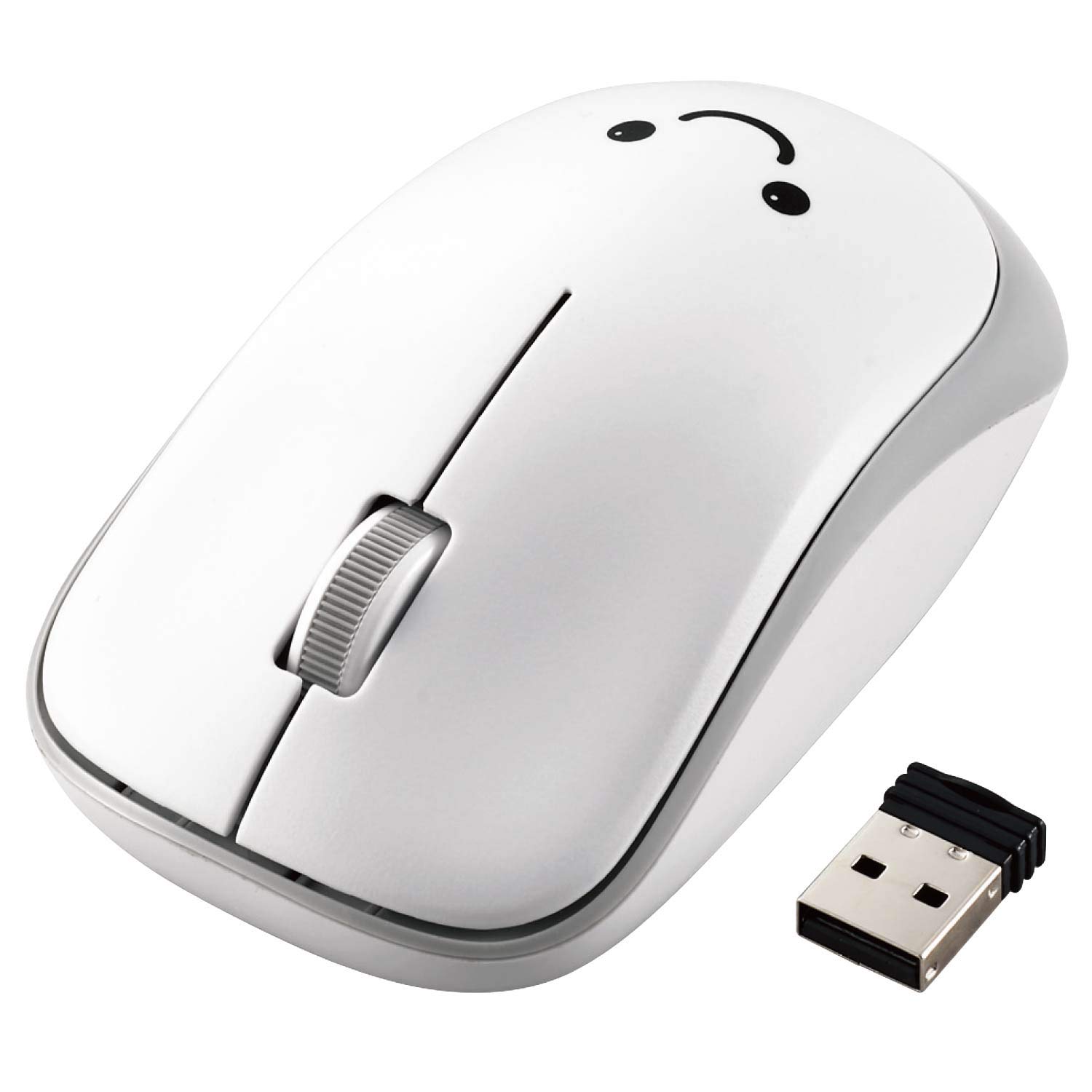 

ELECOM Wireless Mouse ENELO Antibacterial Battery Life Approximately Years 3 Buttons White M-IR07DRKWH 2.5