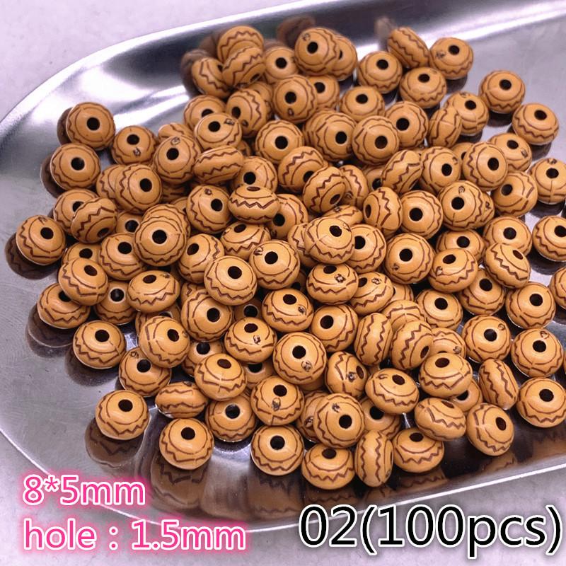 10-100pcs Imitation Retro Acrylic Beads for Jewelry Making DIY Children Handmade Bracelets Necklace