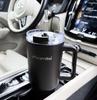 STEEL THERMAL MUG 1200ml WITH HANDLE AND STRAW KM-2172