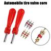 New And High Quality 5pcs Valve Cores With Car Bicycle Tyre Tire Valve Core Remover Repair Tool