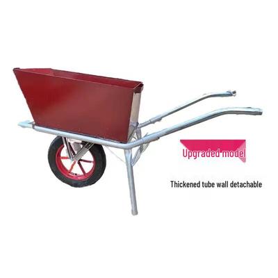 Portable Single-Wheel Construction Wheelbarrow