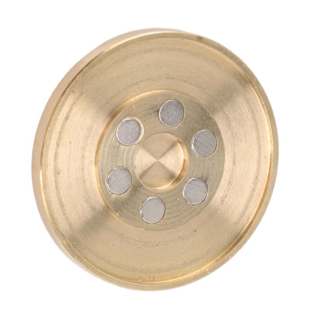 Magnetic Push Slider Stress Relief Round Portable EDC Push Slider Decompression Toy