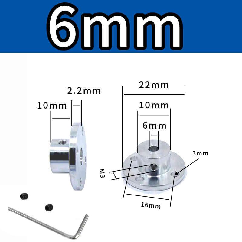 1PCS Rigid Flange Coupling Motor Guide Shaft Coupler Motor Connector Shaft Axis Bearing Fittings 3/4/5/6/6.35/7/8/10/11/12/14mm