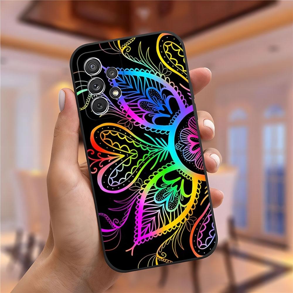 

Чехол для телефона Mandala Chakra Yoga для Samsung S23 Ultra S24 S22 S20 Fe S21 Plus Galaxy A54 A34 A16 A53 A13 Задняя крышка Samsung s25Plus 5G