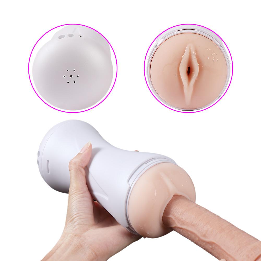 Male Masturbate Realistic Vagina Pussy Blowjob Auto Vibrating Masturbator Cup Device Sex Toy for Men
