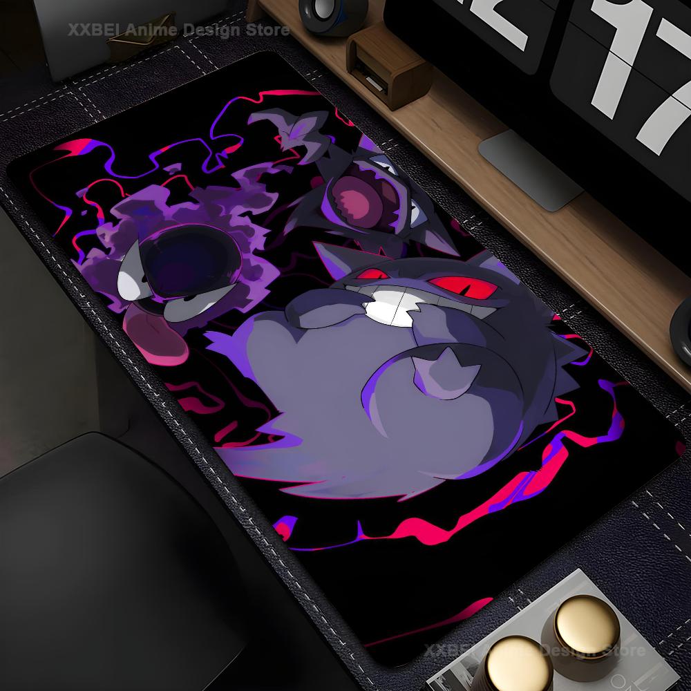 PPokemonGengar Grande Mousepad Mouse Mat Desk Mat With Pad gambling Accessories Prime gambling XXL Keyboard Pad Padding Mat
