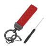 Leather Carjacket Univer Sul Keychain with Dark Gray for Women and Red [uxcell] Keychain, Anti-Loss D-Ring, Keyring, Men,