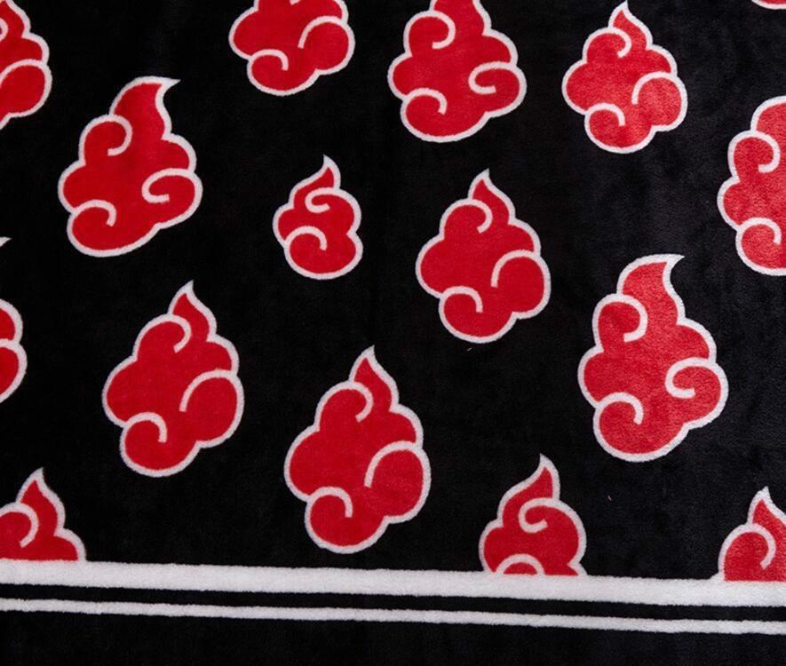 Anime Naruto Akatsuki Miękki Ciepły Koc z Polaru Koralowego 59 "X47