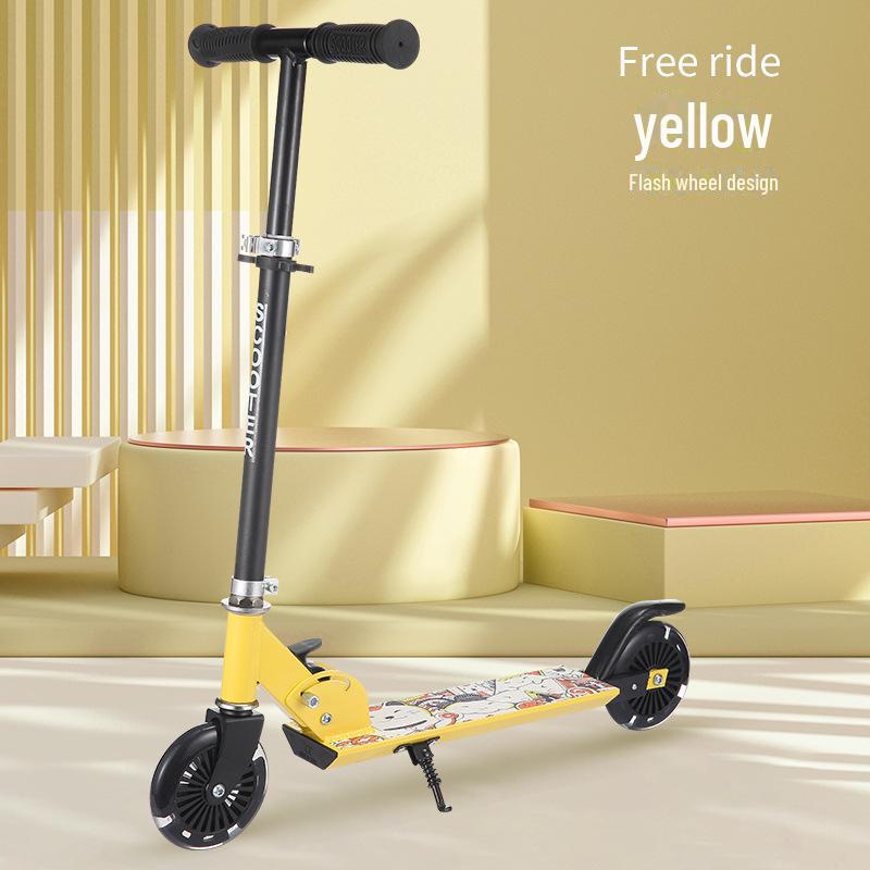 New children's aluminum alloy scooter for outdoor adventures