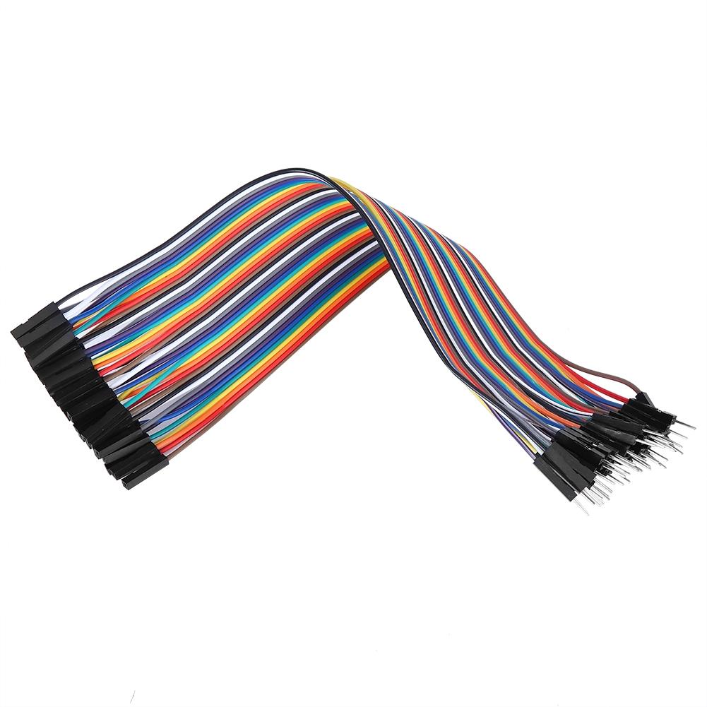 10Pcs Jump Wire Plastic Male To Female Connecting Cable for Computer Electronics 2.54mm