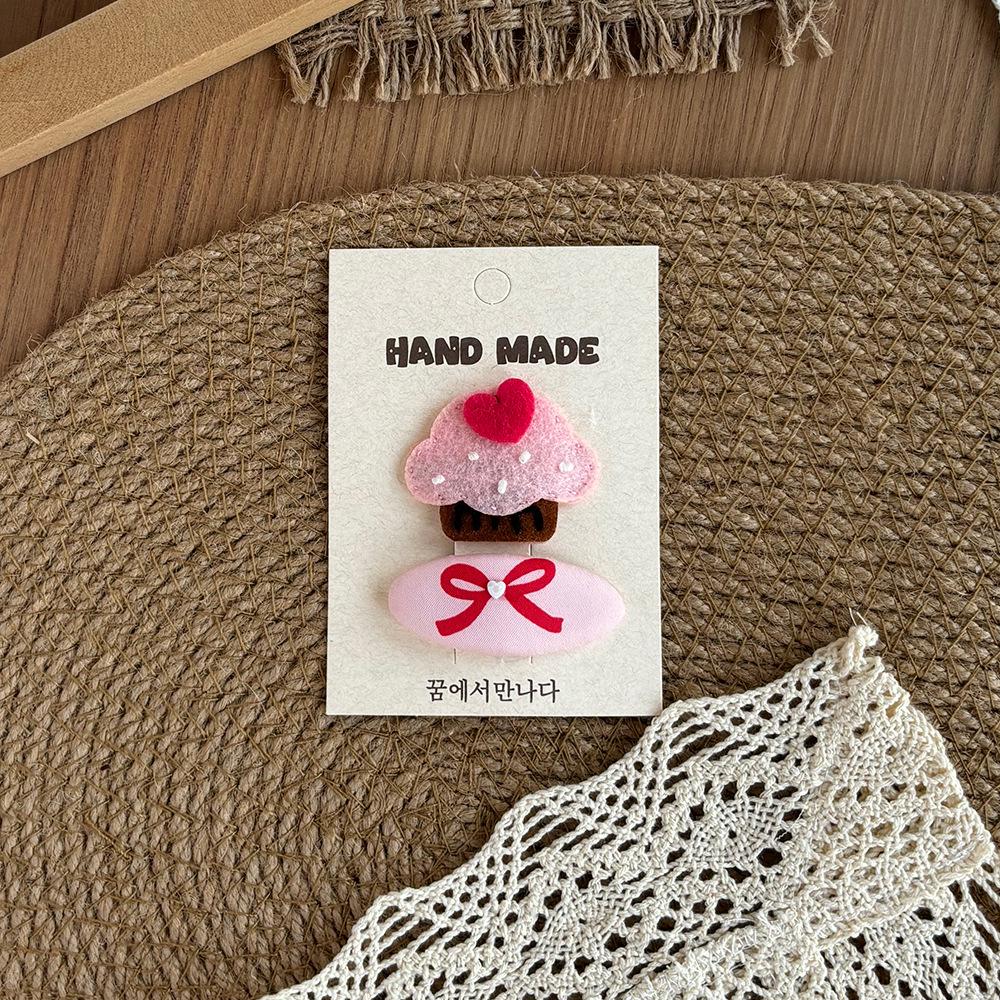 

Детская милая клетчатая мультяшная заколка для волос с фруктами для маленьких девочек