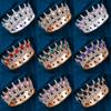 Tiaras y Coronas de Cristal Barroco Diadema con Pedrería Corona de Baile Diadema Corona Accesorios para el Cabello de Novia Boda Joyería Corona Tiara Regalo