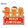 Christmas Front Entrance Sign Wooden Hanging Ornament, Multi-Layer Tree Wood Plaque Vintage Window Decor with Rope, Merry Festive Door Wall