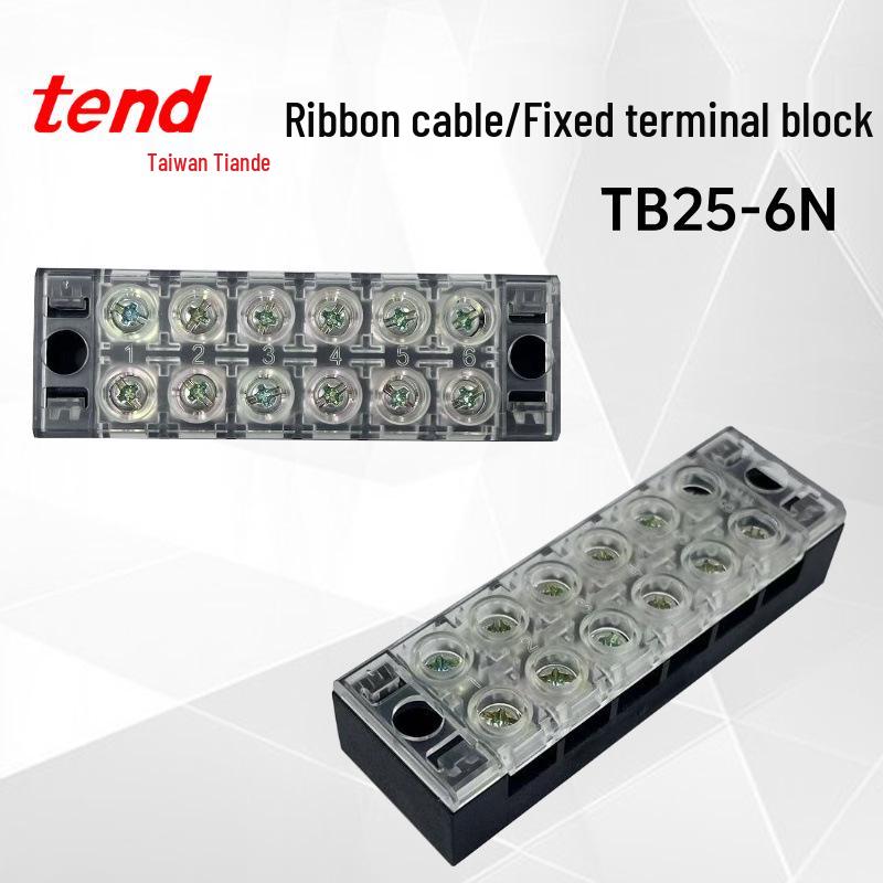 

Brand New TIANDE TB25-6N Terminal Block 25A 250VAC 600V Max