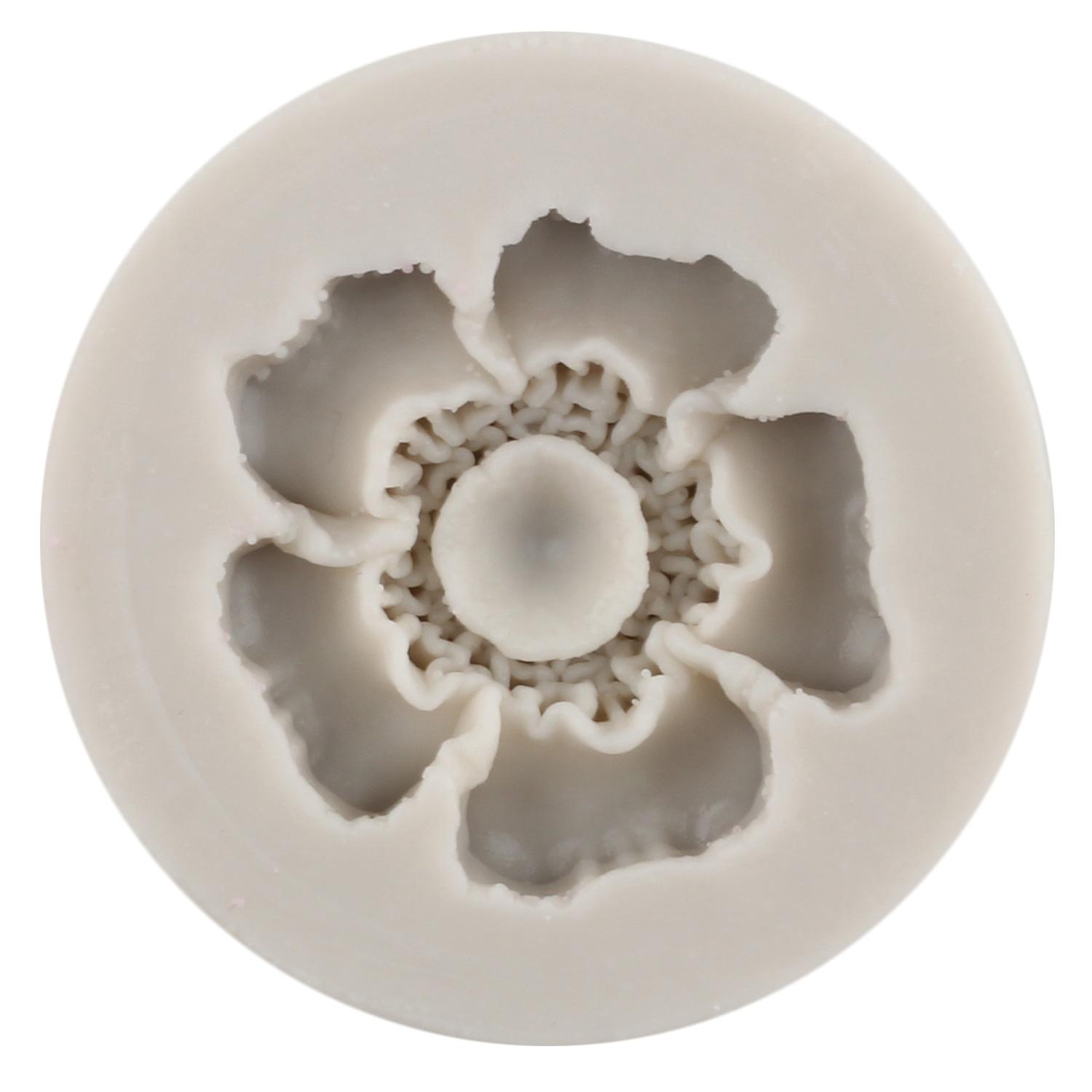 

Силиконовая форма для цветов ромашки, цветов хризантемы, формы для помадки, формы для подсолнечника, шоколадных конфет для украшения торта, кекс, жевательная паста, полимерная глина серый