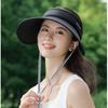 Women Outdoor Summer Visor Hat UV Resistant Large Brim Adjustable Foldable Sun Proof Tennis Cap Golf Hats