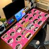 Cute Character Name Stickers Custom Name Large Size Mouse Pad Gaming Table Cushion Nonslip Laptop Tablet Big XXL Mat Mini PC Playmat With Lock edge