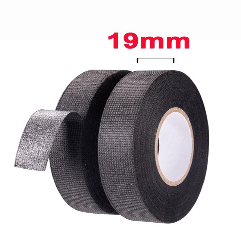 15M Heat-resistant Flame Retardant Tape Electrical Insulation Adhesive Cloth Tape Car Wire Tape Automotive Cable Harness Fabric Wrap