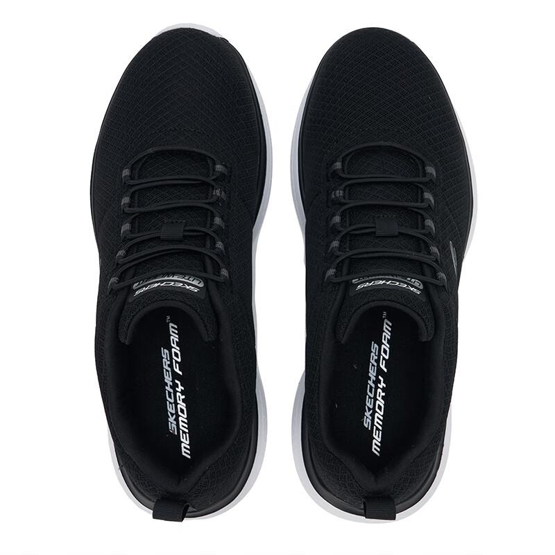 Skechers Breathable Lightweight Low-Top Casual Shoes Men Sneakers 8790258-BKW