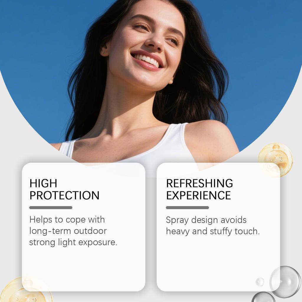 Butter Moisturizing Protective Spray Outdoor commuting facial and body skin protection