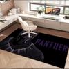 Black panther Area Rug Suitable for Indoor And Outdoor,Carpets for Playroom, Homes, Offices, Living Rooms,Home Decor,Christmas Fan Gift