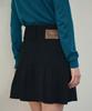 Aueonoseuteljia Twill Cotton Pintuck Skirt_Black(Oc25-Sk01)