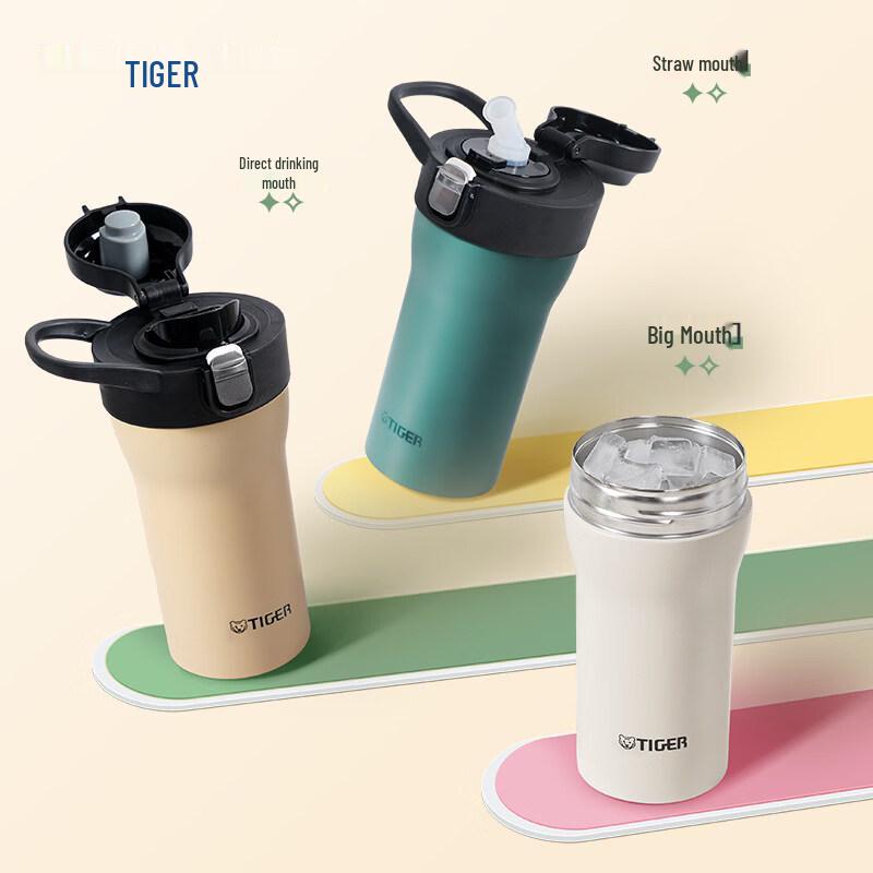 TIGER Stainless Steel Dual-Purpose Insulated Water Bottle