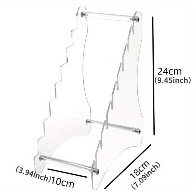 

Акриловая подставка для демонстрации столовых ножей, складной нож, нож-бабочка, сабля, нож для фруктов, кухонная стойка для хранения 1pc белый