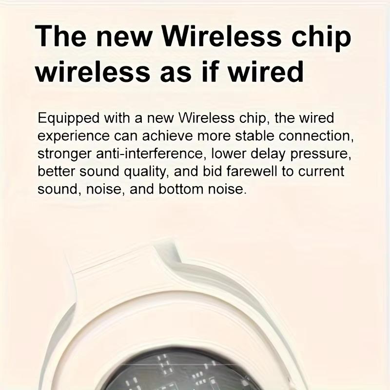 Wireless Headphones BT 5.1 Over Ear HiFi Stereo Headset True Wireless Sports Earphones Noise Cancelling Gaming Headphones