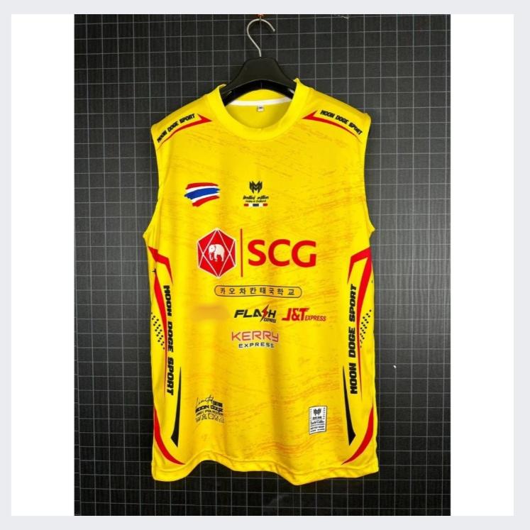 Training Tank Top Shirt Sleeveless THAILAND National Football Soccer JERSEY Quick Dry Round Neck Microfiber Uniform Sport Outdoor Unisex Men Women