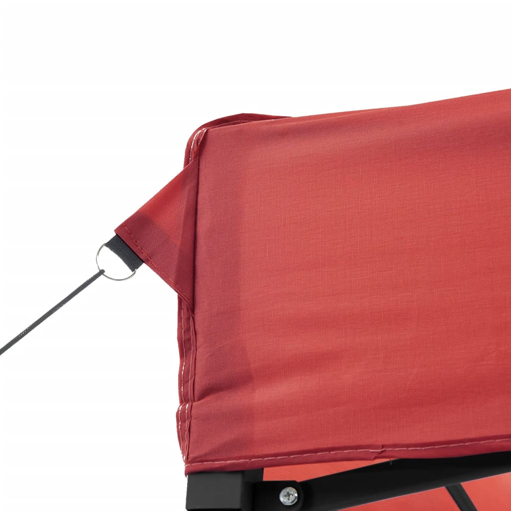 Vidaxl Składany Namiot Imprezowy Typu Pop-Up, Burgund, 410X279X315 Cm