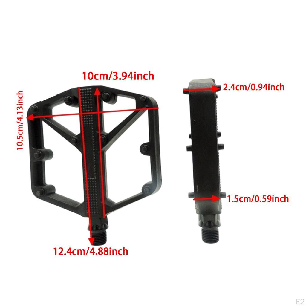 2 Nylon Anti-Slip Pedals for Road Bike Repair And Maintenance
