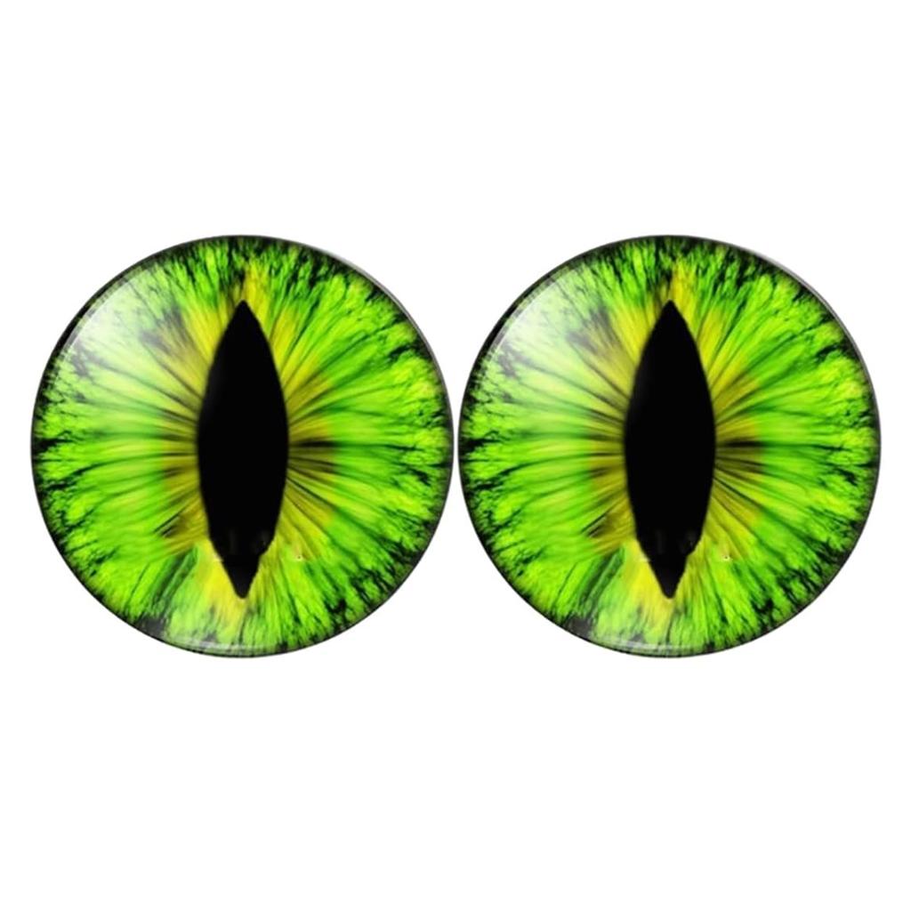 2 Stück Scheinwerfer-Aufkleber mit Tieraugen für Jeeps, 3D-Stereoeffekt, wasserdichtes Autodekor für SUV, lustige Tieraugen-Aufkleber fürs Auto