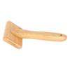 Fine Polished Bristles Pet Slicker Brush Wooden Handle Fringe Comb Durable Cleaning Brush  For Dogs