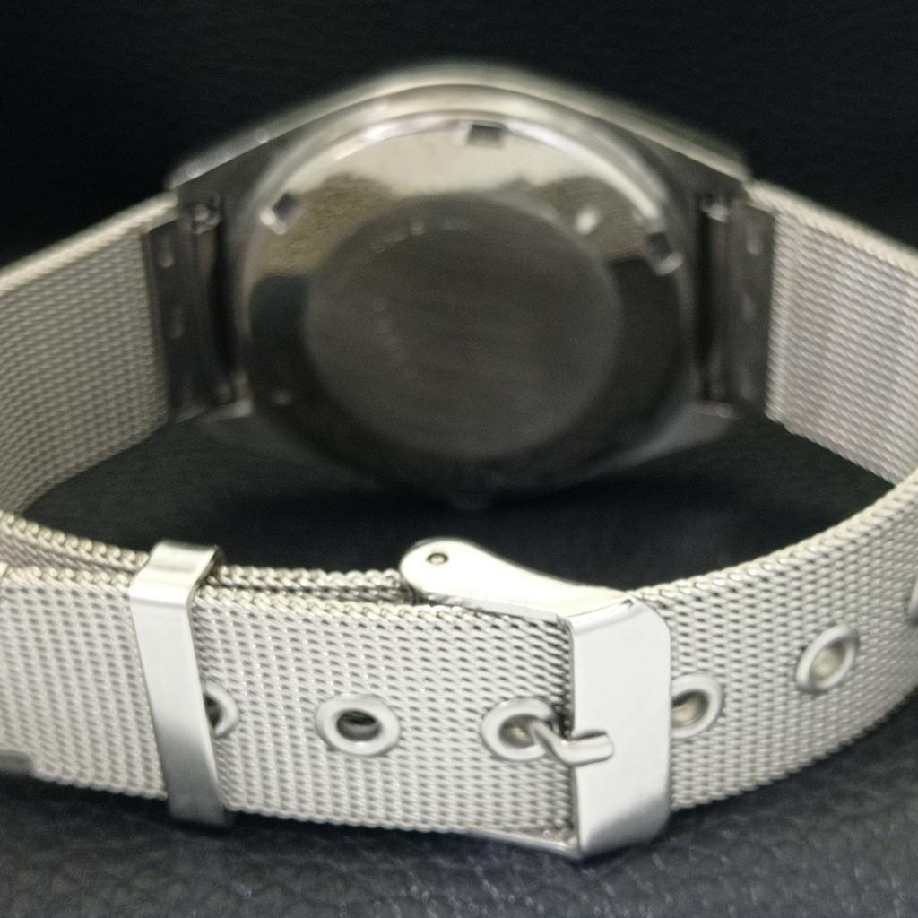 AUTOMATIC 6309A VINTAGE SEIKO 5 JAPAN MENS SILVER COLOR DIAL WATCH A701407-5 R206b-a701407