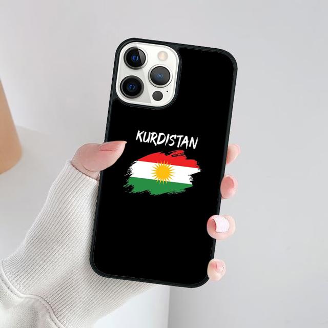 Kurdistan Flag Phone Case Cover For iPhone 17 Air 16 15 14 Plus Apple 16 11 12 13 Pro Max Coque