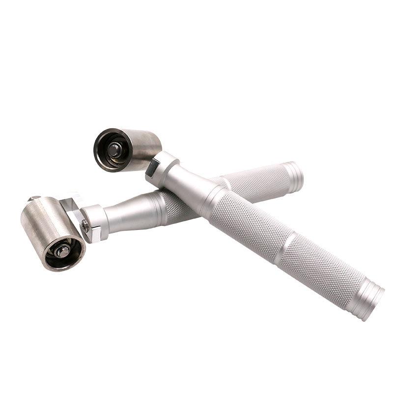 Handcrafted Leather Edge Roller with Stainless Steel Double Bearings for Glue Application